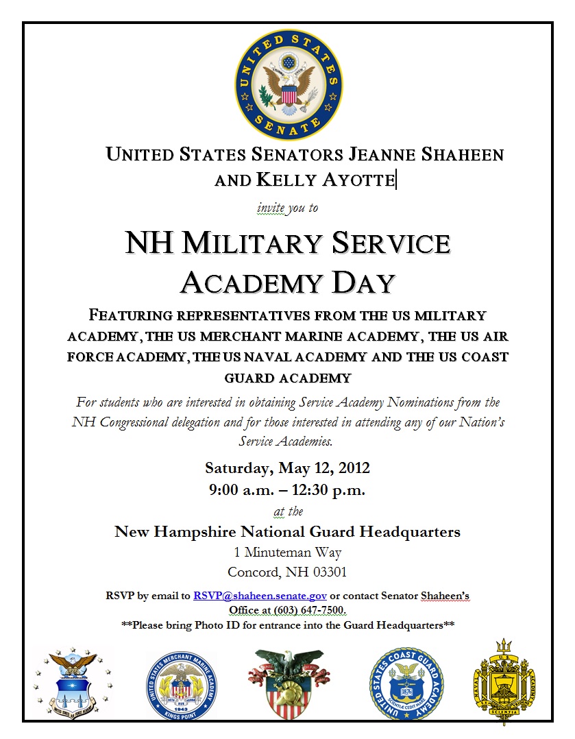 Service Academy Day 2012 Flyer Image