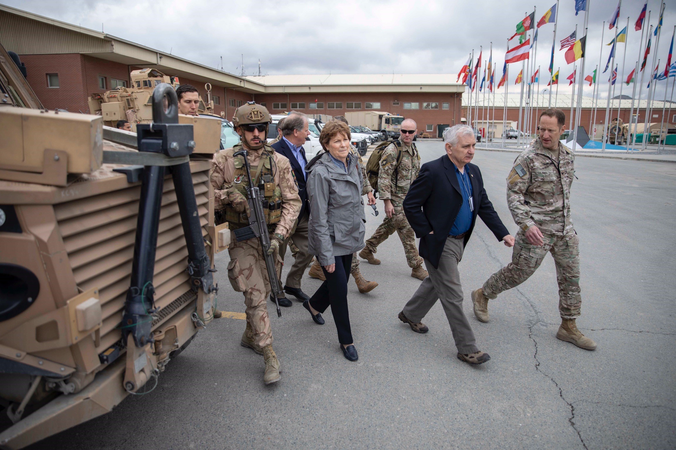 Visiting Afghanistan to receive a mission update and meet with deployed Granite Staters