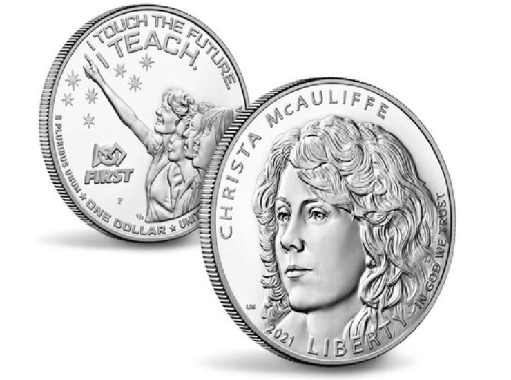 Christa McAuliffe coin