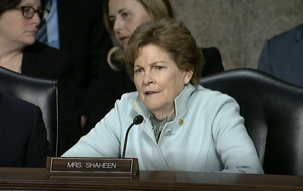 Shaheen questioning McPherson at SASC hearing