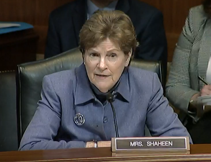 Senator Shaheen questions Acting Secretary Chad Wolf during today’s Homeland Security Appropriations subcommittee hearing