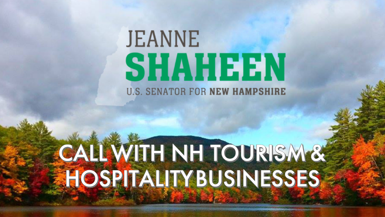 Call with tourism and hospitality businesses